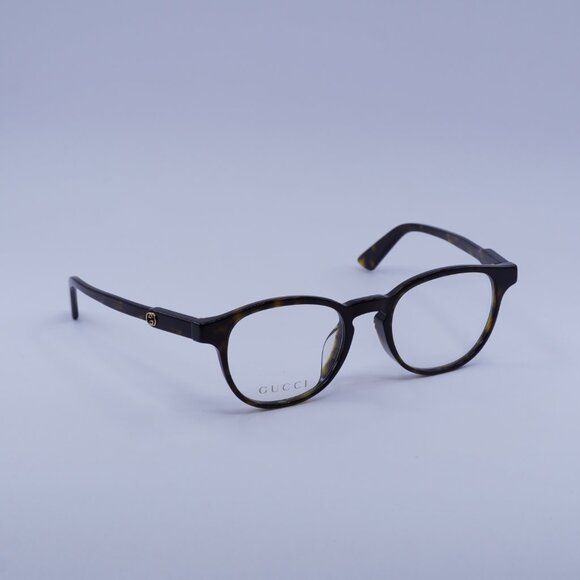 Gucci GG0556OJ 002 Eyeglasses Havana 47mm Square Frame - Picture 5 of 10